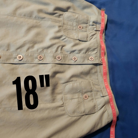 Talbots Woman Button Front A-Line Wool Blend Skirt - Picture 5 of 10